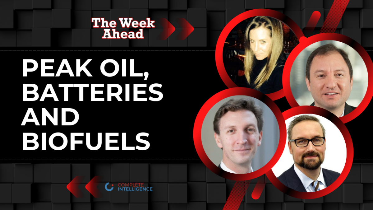 The Week Ahead June 26, 2023: Peak Oil, Batteries and Biofuels