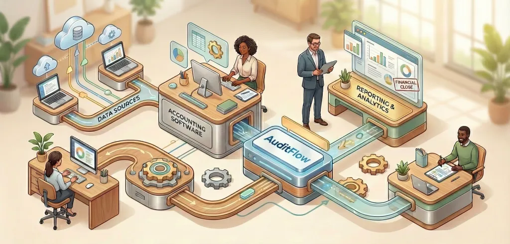 Smarter Closes - AuditFlow automated account crosswalks